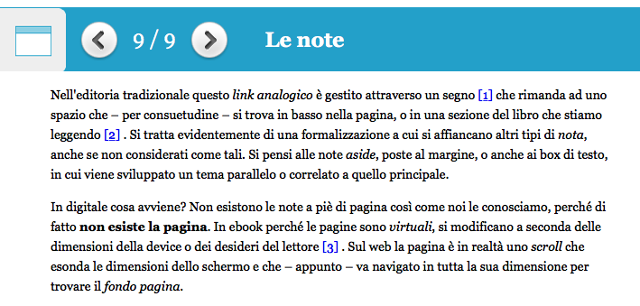 Fare le note con ePubEditor